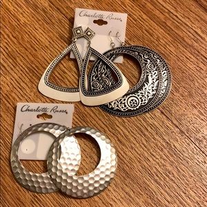 Charlotte Russe earring Lot of 17 pairs